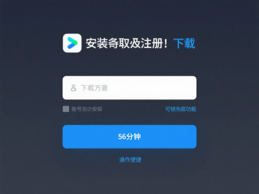 安装并注册：下载完成后，按照提示完成安装，注册一个